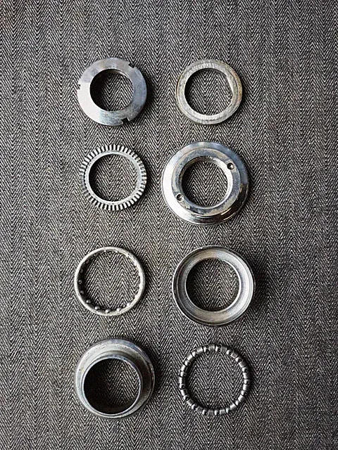 1960's Magneet Headset 8pcs Jet Eagle 26" 3 Speed Dutch Bicycle!