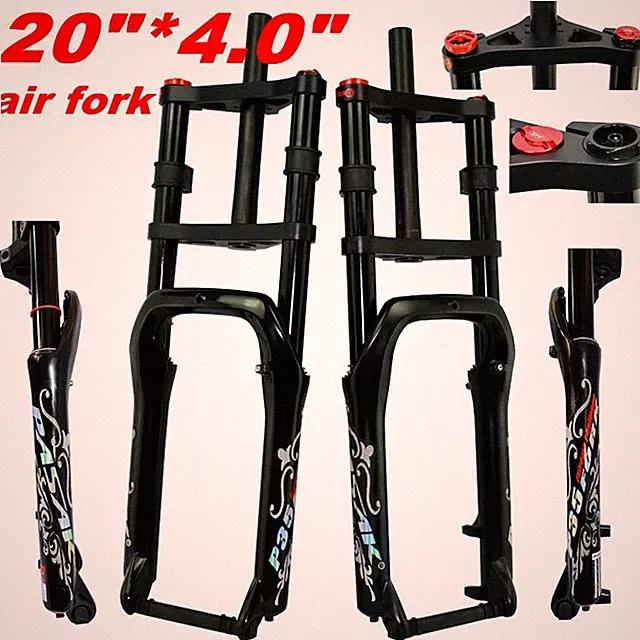 20*4.0 Tire Fat Bike Fork Snow Electric Mountain Bike Front Fork 20in MTB Forks