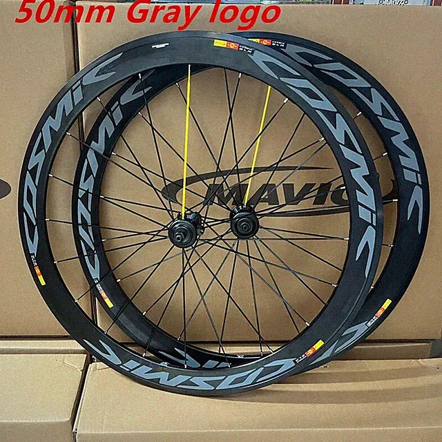 700C Road Alloy Bicycle Wheelset Clincher Rims Thru Axle Center Lock 8/9/10/11S