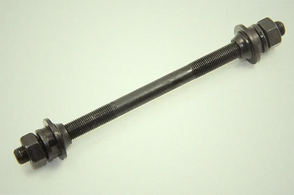 Bicycle Bike Rear Axle M10 170mm Single Speed Black W/D