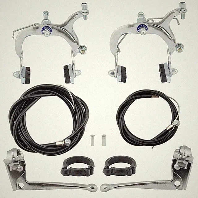 BICYCLE BRAKESET Side Pull with Levers and Cables for Vintage 1, 3, 5 & 10 Speed