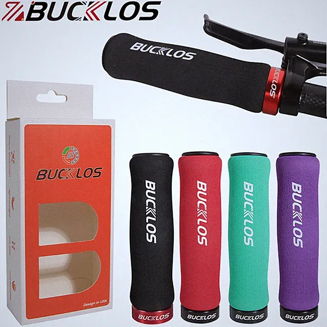 BUCKLOS Double Lock On Locking BMX Mountain Bike Cycle Bicycle Handle Bar Grips
