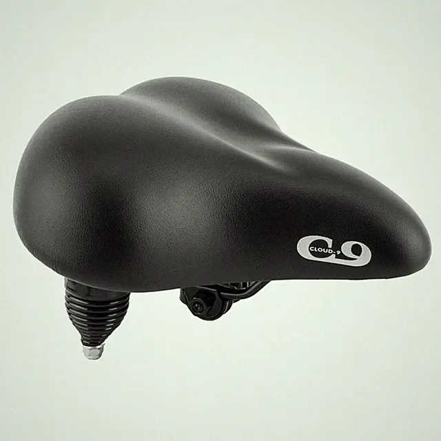 Cloud-9 Unisex Bicycle Comfort Seat Cruiser Relief Channel, Multi-Stage Foam