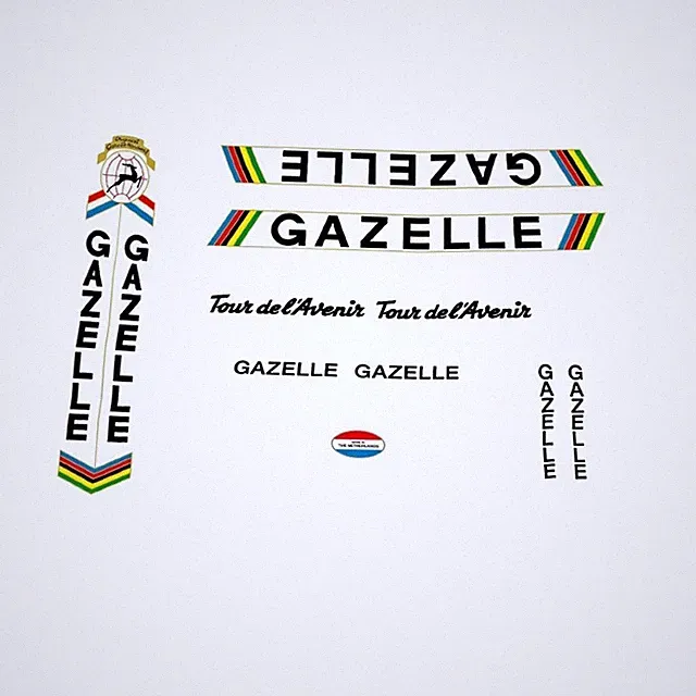 Gazelle Tour de l'Avenir, Transfers, Stickers - Black - n.100