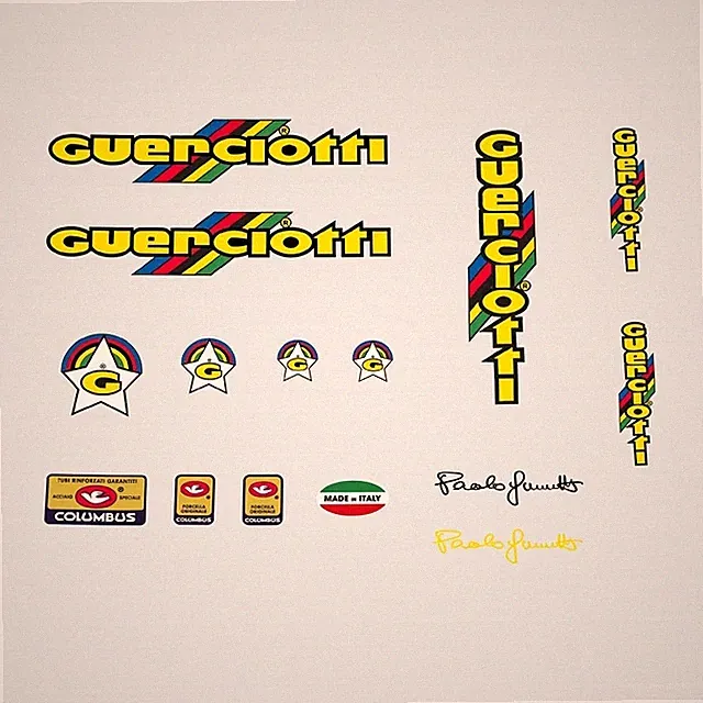 Guerciotti Bicycle Decals, Transfers, Stickers n.800