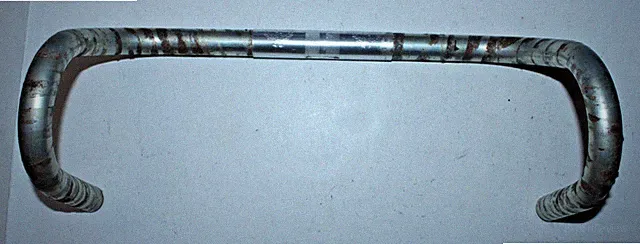 HsinLung Vintage Dropbar Handlebar 25mm 40cm Silver Steel Randonneur Commuter :)