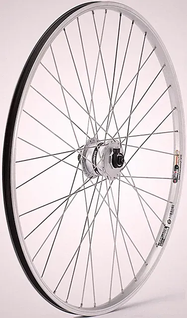 IDC Stout II - Shimano Hub Dynamo (Dynohub) Wheelset (Silver)