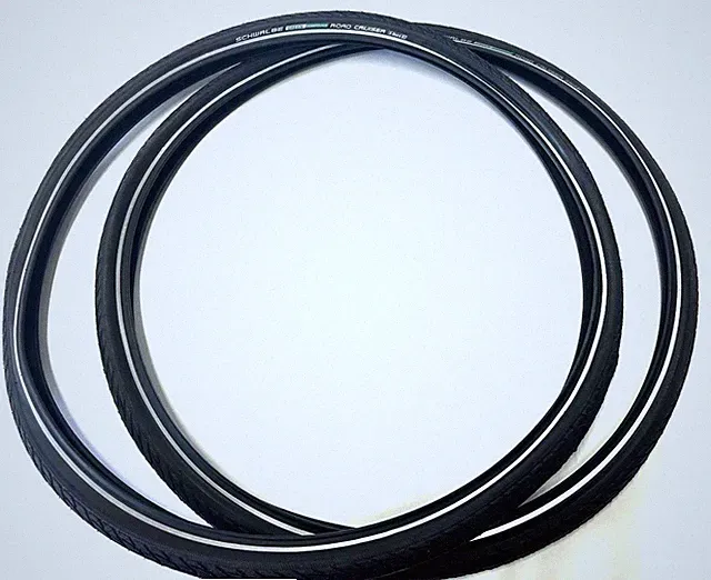Lot of 2 SCHWALBE Road Cruiser Active Twin K-Guard 3 700 x 40c Green Compound