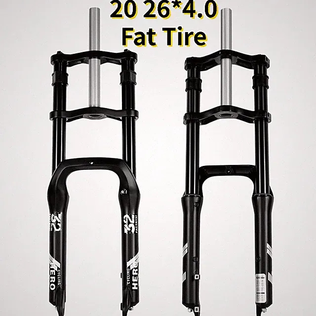 Mountain 20 26*4.0" Fat Tire Spring Fork Double Shoulder 135Mm MTB Bike Electric