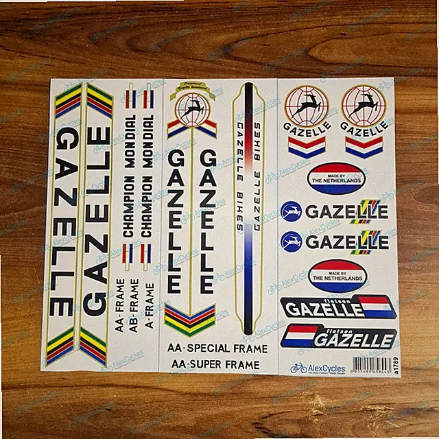 Original Restoration Decals Kit Dutch Bicycle Campagnolo Vintage Set