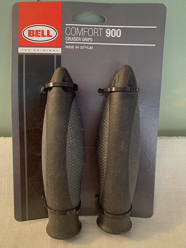 Pair Bell Bike Handlebar Grips Comfort 900 Cruiser Cycling Bicycle New
