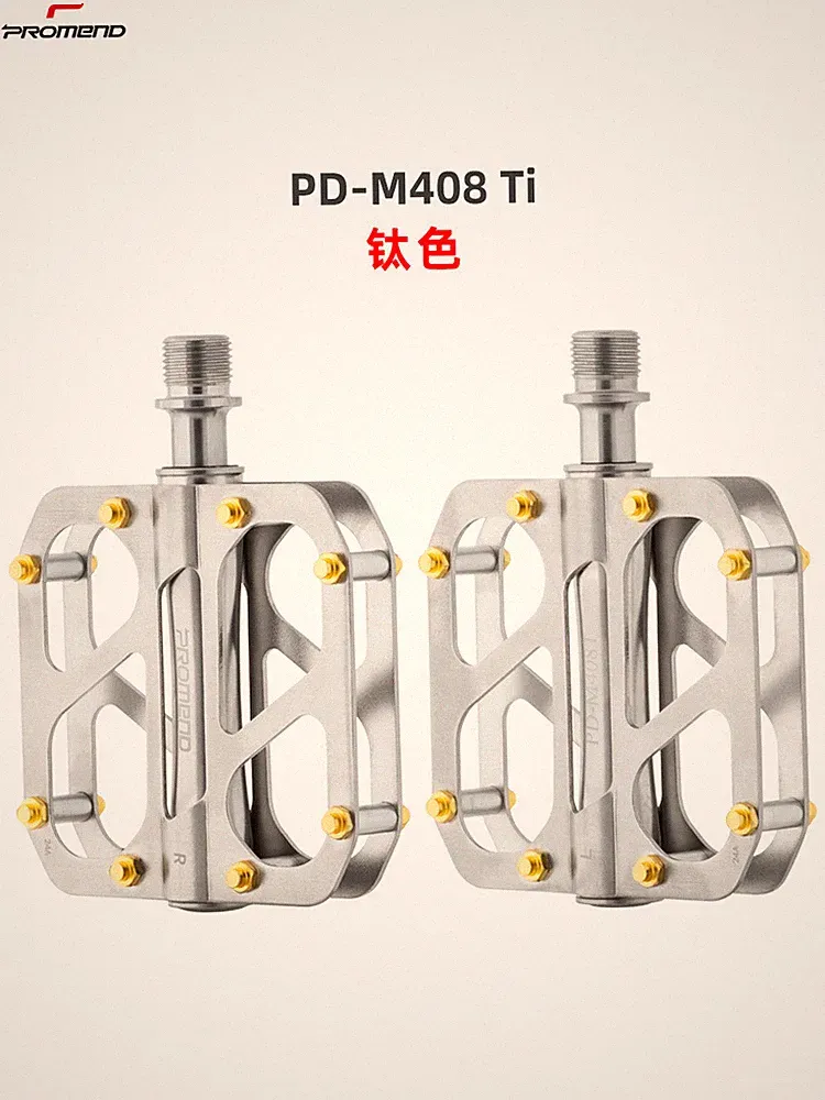 Promend 3 Bearings Ultralight MTB Road Bike Pedals Full Titanium Bicycle Pedals