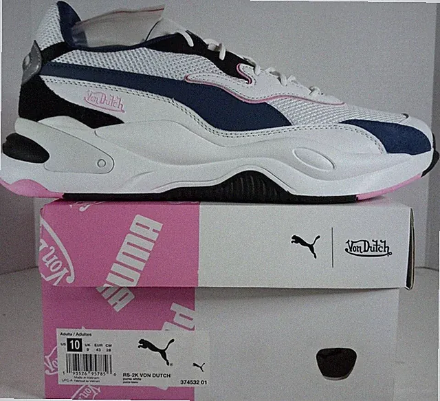 Puma RS-2K x Von Dutch White Mens Size 10