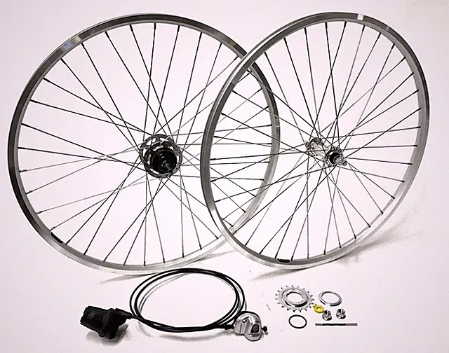 Shimano Nexus Inter3 3 Speed Hub SG-3R40 36h 26 120mm Wheelset+Shifter Blem