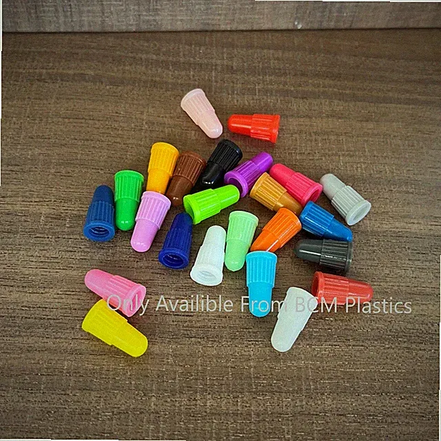 The Original Plastic Colored Presta Valve Caps / Presta Cap / Dust Caps 48 Piece