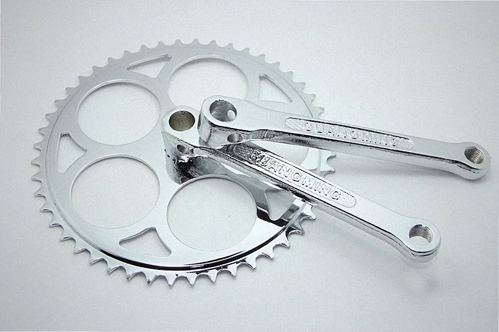 Vintage Bicycle Bike Crankset 165mm 48T Single Speed Fit 1/2'' x 1/8'' Chain