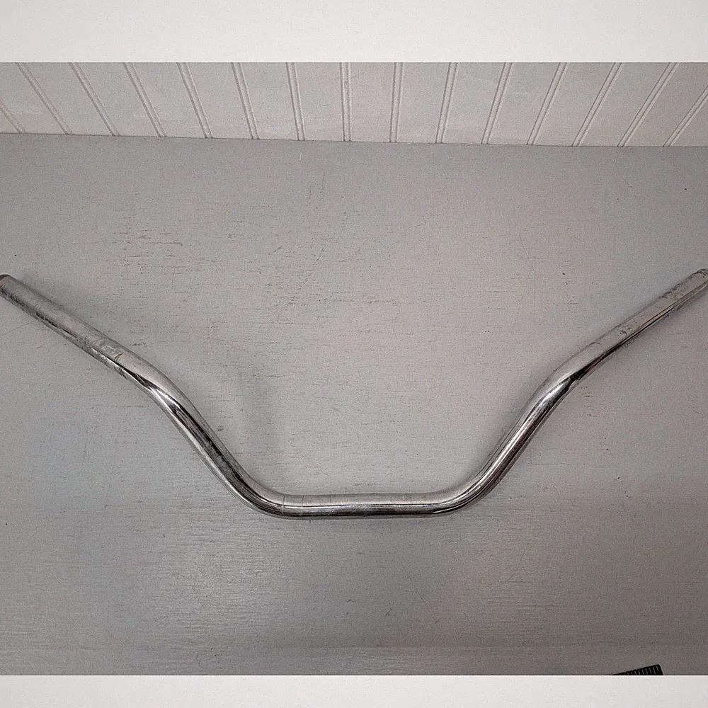 Vintage Chrome Bicycle Handlebars Swept Back Cruiser 7/8 Inch 28 Inch Wide