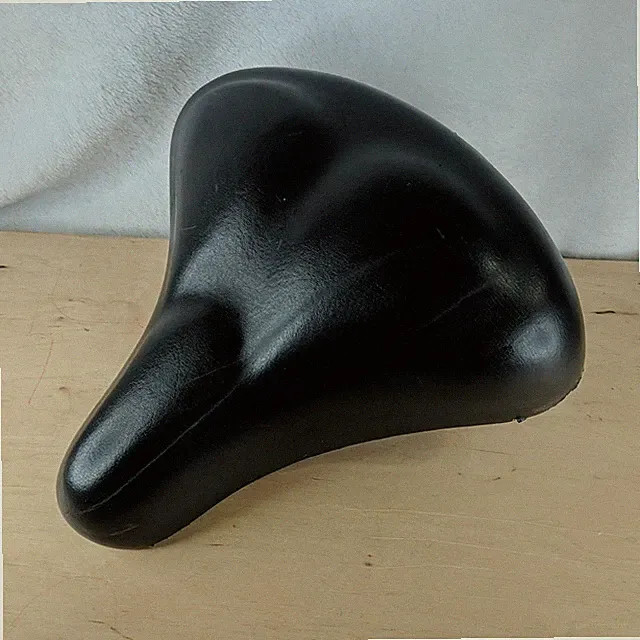 Wide Comfort Bike Seat Saddle Plush Comfortable Bicycle Seat Velo Mf Black